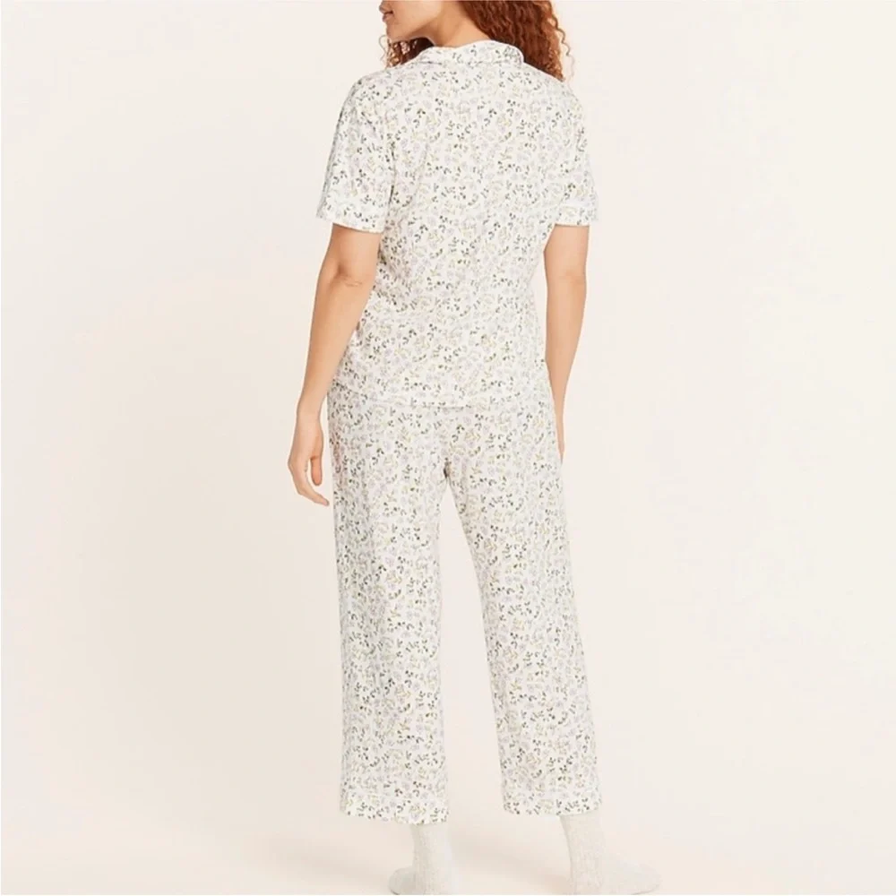 J.Crew S Eco Dreamiest short sleeve pj set meadow floral BF312